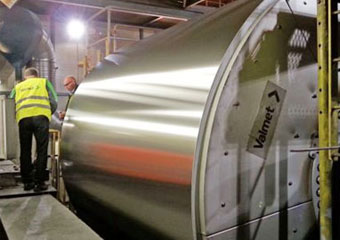 烘缸噴涂及磨削修復技術